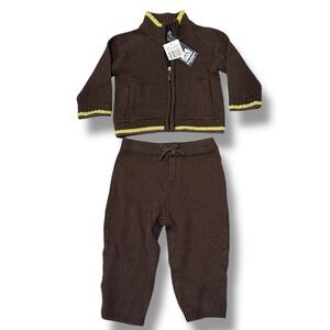 Vintage Y2K Juicy Couture Baby Knit Jacket & Pants Set – New With Tags